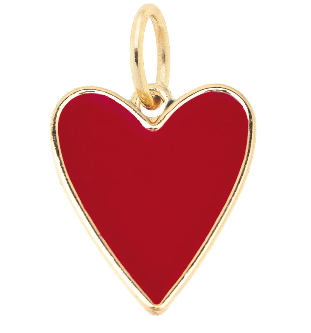 Enamel Heart Charm