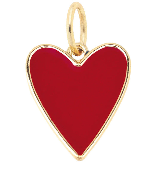 Enamel Heart Charm