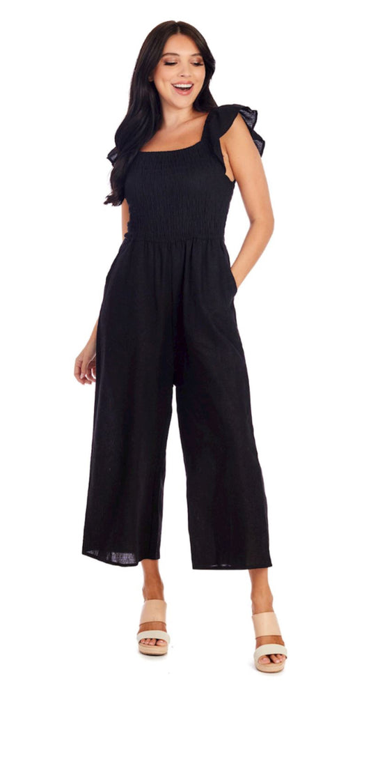 Cara Smocked Jumpsuit