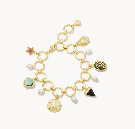 Brynne Shell Charm Bracelet