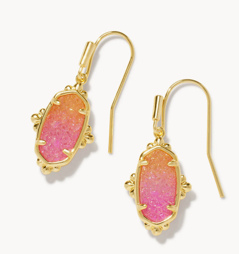 Lee Petal Framed Drop Earring