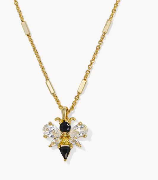 Bee Short Pendant Necklace
