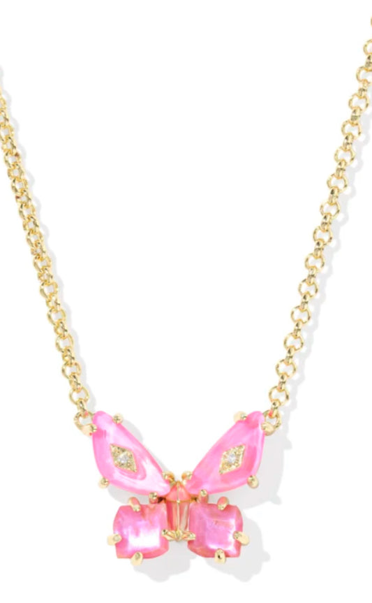Bianca Butterfly Pendant Necklace
