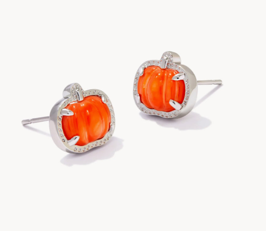 Pumpkin Stud Earring