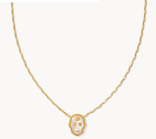 Skeleton Short Pendant Necklace