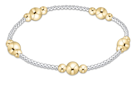 Purpose Gold 6mm Bead Bracelet - Mixed Metal