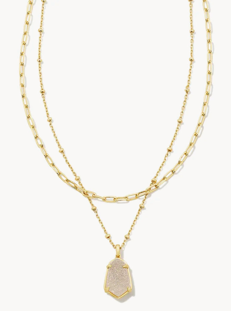 Alexandria multi strand neckace