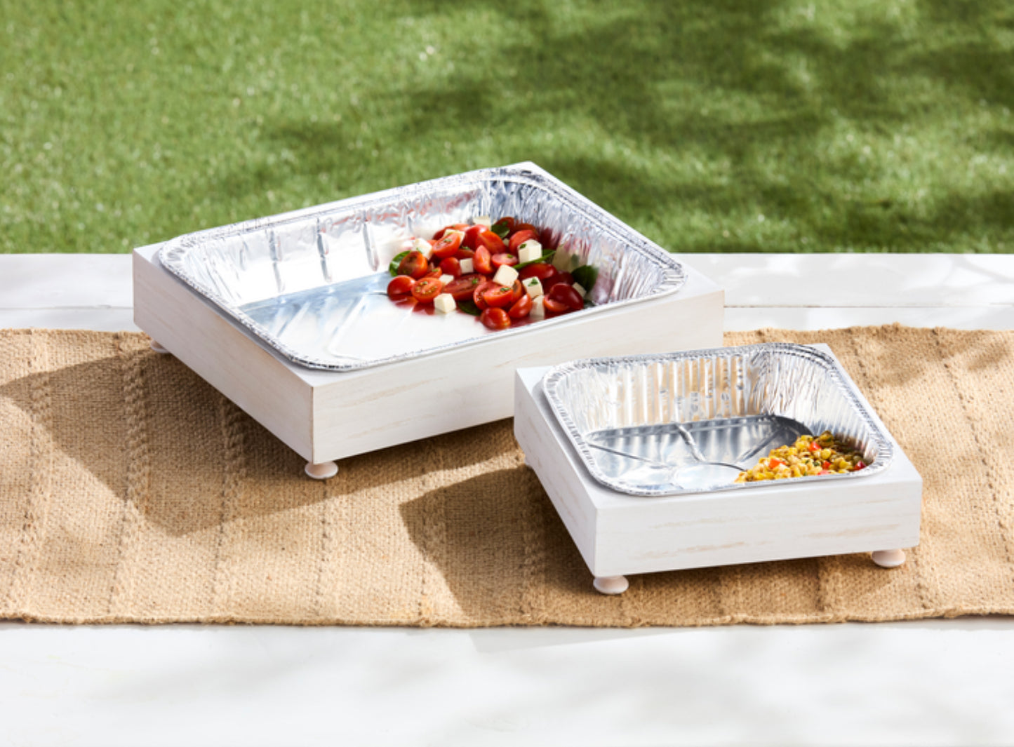Aluminum Pan Holder Set