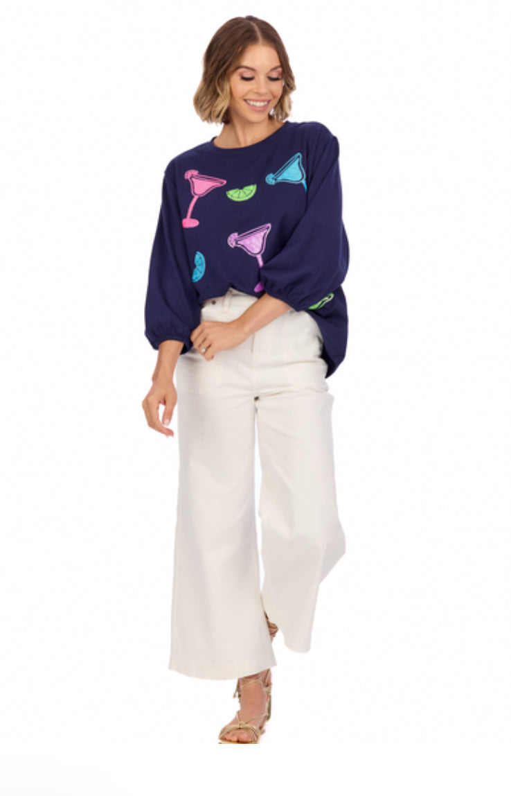 Drink Sparkle Sweatshirt Martini