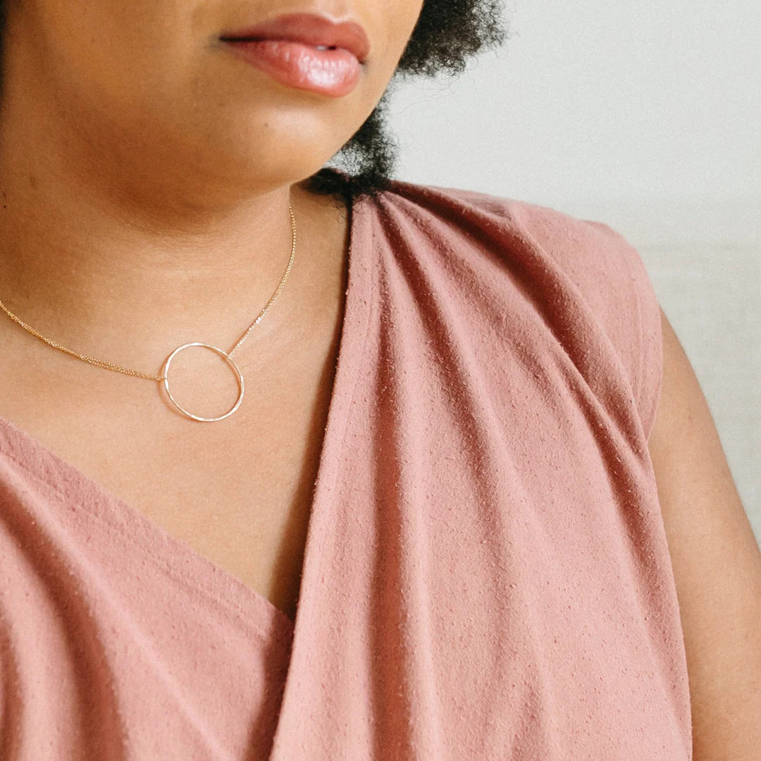 Dawn (large circle) Necklace