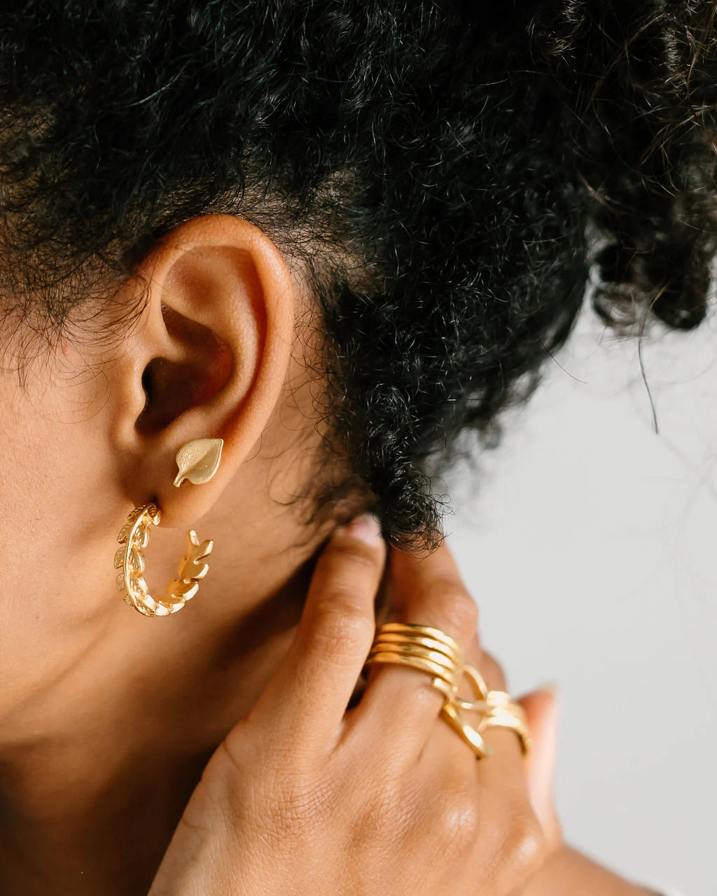 Liz Gold Earrings