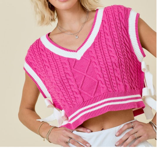 Country Club Pink Sweater