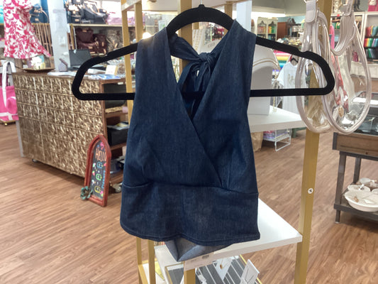 Soft Denim Halter Top